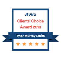 Tyler Smith - 2018 Avvo Clients' Choice Award